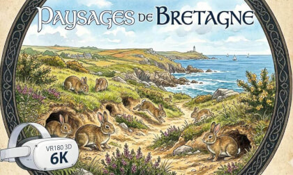 VR180 3D - 6K - PAYSAGES DE BRETAGNE Garenne