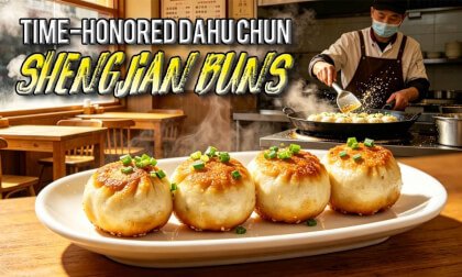 Come to Shanghai, don’t miss Dahu Chun. The best shengjian in town.