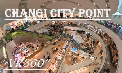 [8K VR360] Walking Through Changi City Point Singapore | Mall Walk from Expo MRT