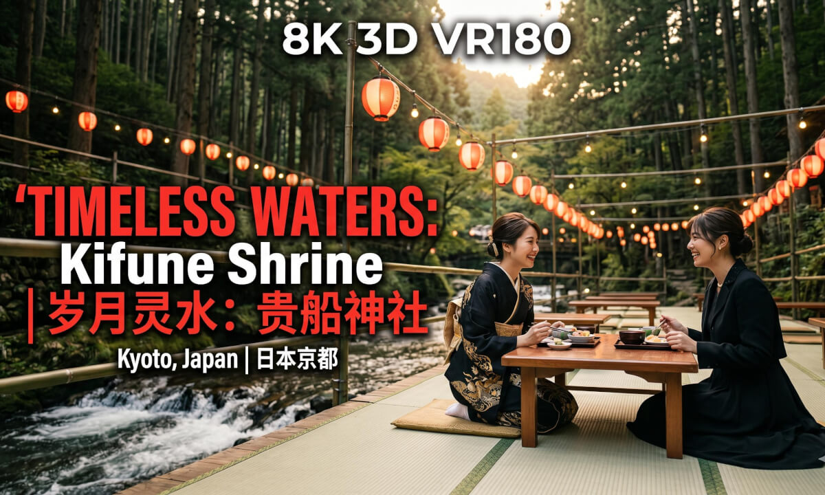 8K3D VR180 | Timeless Waters of Kifune Shrine, Japan | 岁月灵水:日本京都贵船神社