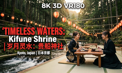 8K3D VR180 | Timeless Waters of Kifune Shrine, Japan | 岁月灵水：日本京都贵船神社