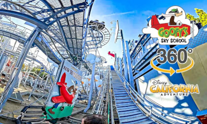 VR 360 Goofy's Sky School On Ride POV Disney California Adventure 2025 12 15