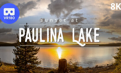Paulina Lake Sunset Timelapse 8K 3D Paulina Lake Sunset Timelapse 8K 3D