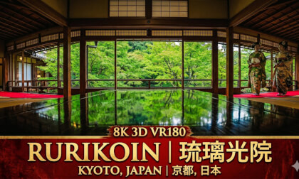 8K3D VR180 | Japan Rurikoin: A Forest Painted on Polished Wood | 日本琉璃光院：木案上的林间绘卷