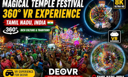 Traditional Temple Festival Experience in Tamil Nadu 🇮🇳 | 8K VR