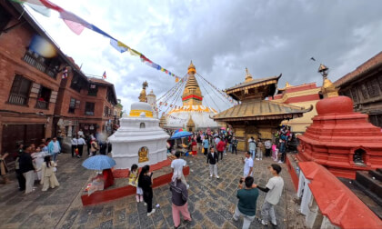 8K 360° VR POV – Swayambhunath Temple Kathmandu 🇳🇵 | The Monkey Temple Experience | Part 8/8