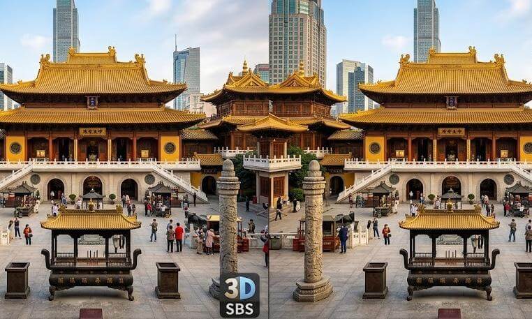 3D Tour JingAn Temple Shanghai 1