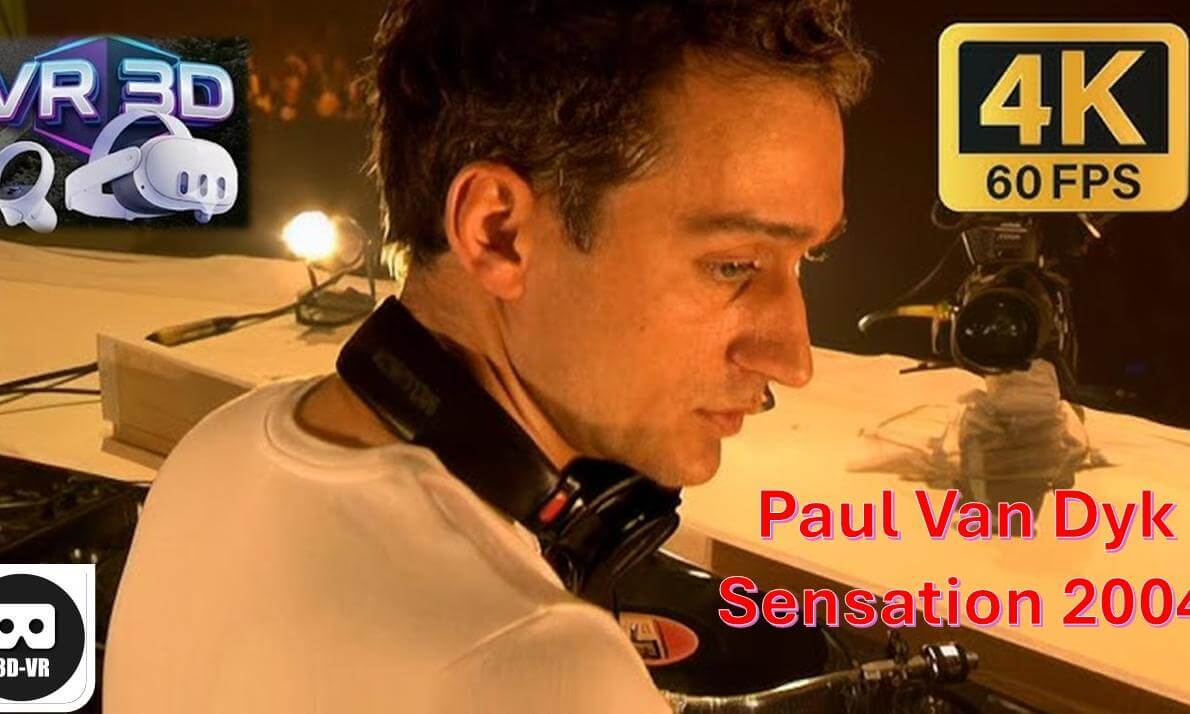 3D Paul van Dyk live at Sensation White 2004 4K