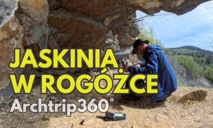 Jaskinia w Rogóżce 360° | Wejście do opuszczonej jaskini w kamieniołomie na Ziemi Kłodzkiej
