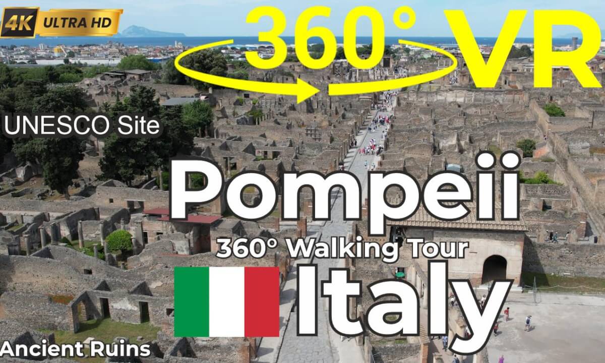 Pompeii Italy 360° Walking Tour – Ancient Roman Ruins in 4K VR