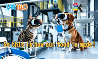 3DCG VR180 How Pet Food Is Made in Factory
