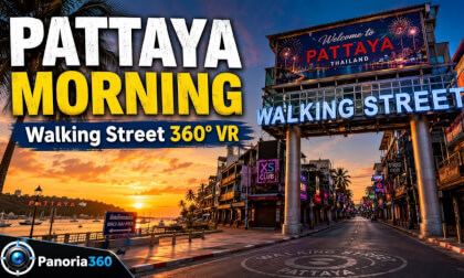 Pattaya Walking Street Morning 360° VR | Bali Hai Pier & Thailand Walk