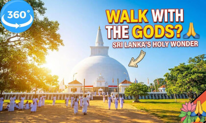 Sacred Walk Around Ruwanwelisaya 🌸🙏 | Experience Sri Lanka |  360 VR