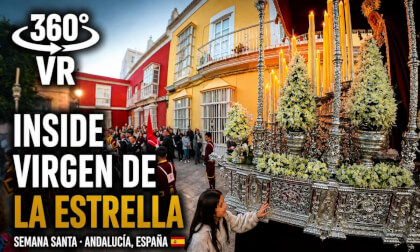 POV Inside an Emotional Holy Week Moment 🇪🇸 | Virgen de la Estrella 360° VR