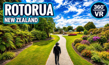 Step Into Rotorua Government Gardens in 360° VR 🌿 | New Zealand’s Hidden Oasis