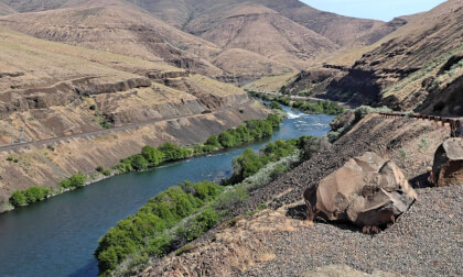 Old Railroad Trail along the lower Deschutes River