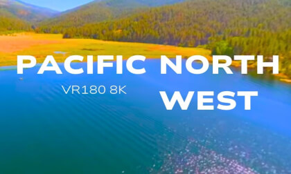 Post Falls Dam and the Idaho Washington Stateline Bridge PNW Wanders 8k 3D VR180