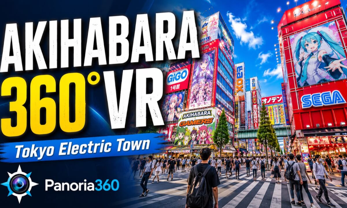 Akihabara Tokyo 360° VR Walk | Electric Town Japan in Real VR