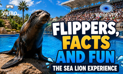 Flippers, Facts and Fun | The Sea Lion Experience | 3D 8K VR180