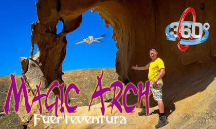 Magic Arch FUERTEVENTURA in 360° | Epic Hike in Barranco de las Peñitas