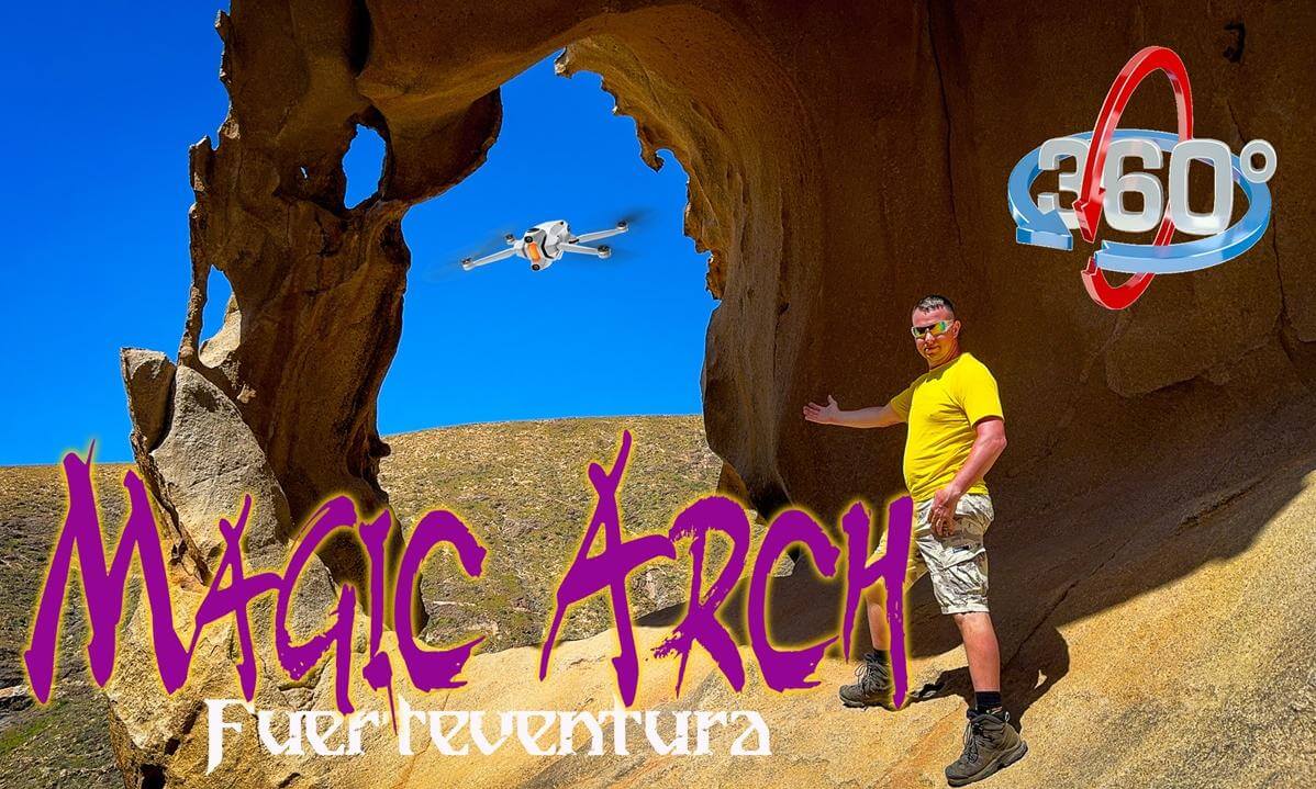 Magic Arch FUERTEVENTURA in 360° | Epic Hike in Barranco de las Peñitas