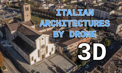 3D Drone Italian Architectures and Landscapes