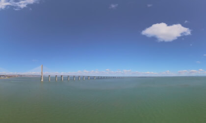 Portugal - Lisbon - Parque das Nações - Aerial shot with DJI Avata 360