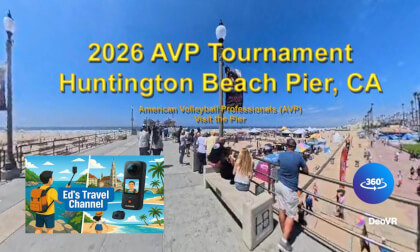Huntington Beach Pier AVP Volleyball 360