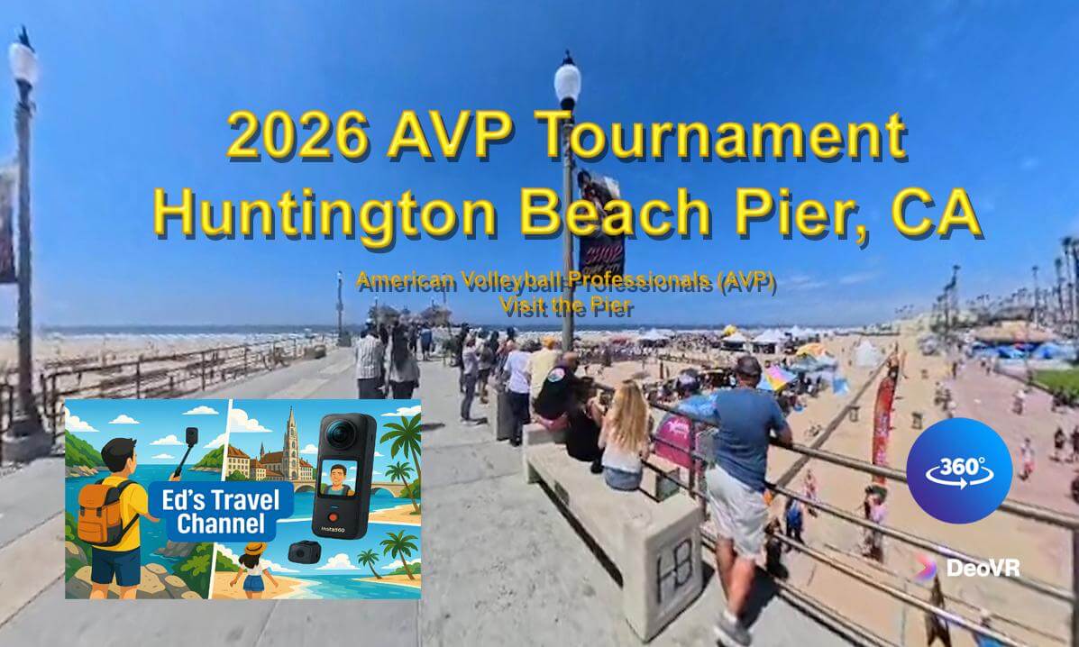 Huntington Beach Pier AVP Volleyball 360