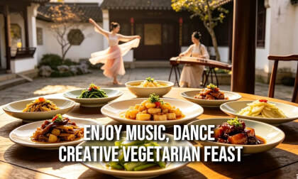 Immersive Zen Vegetarian Restaurante | Guzheng & Classical Danc