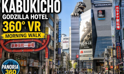Kabukicho Tokyo 360° VR | Godzilla Hotel