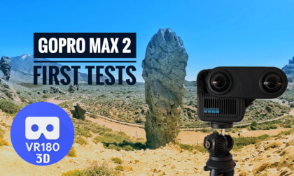 GoPro Max 2 modded for VR180 - first tests