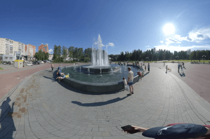 [360] Summer day in Tomsk, Russia 360, Insta360 Evo