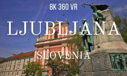 Ljubljana 8K 360 VR Panorama Insta360 X4