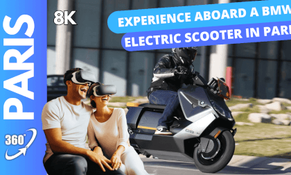 Experience aboard a BMW electric scooter in Paris Experience aboard a BMW electric scooter in Paris