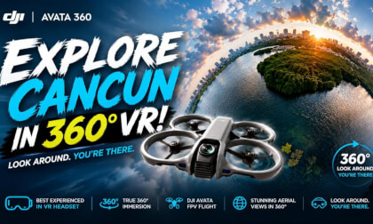 Cancun Mangrove Drone Tour in 360° 8K | Nichupté Lagoon VR Experience | DJI Avata 360 Aerial Flight | LUM360