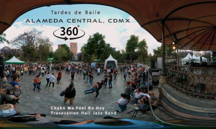 Sesiones de Baile  Live 360°. Alameda Central. CDMX
