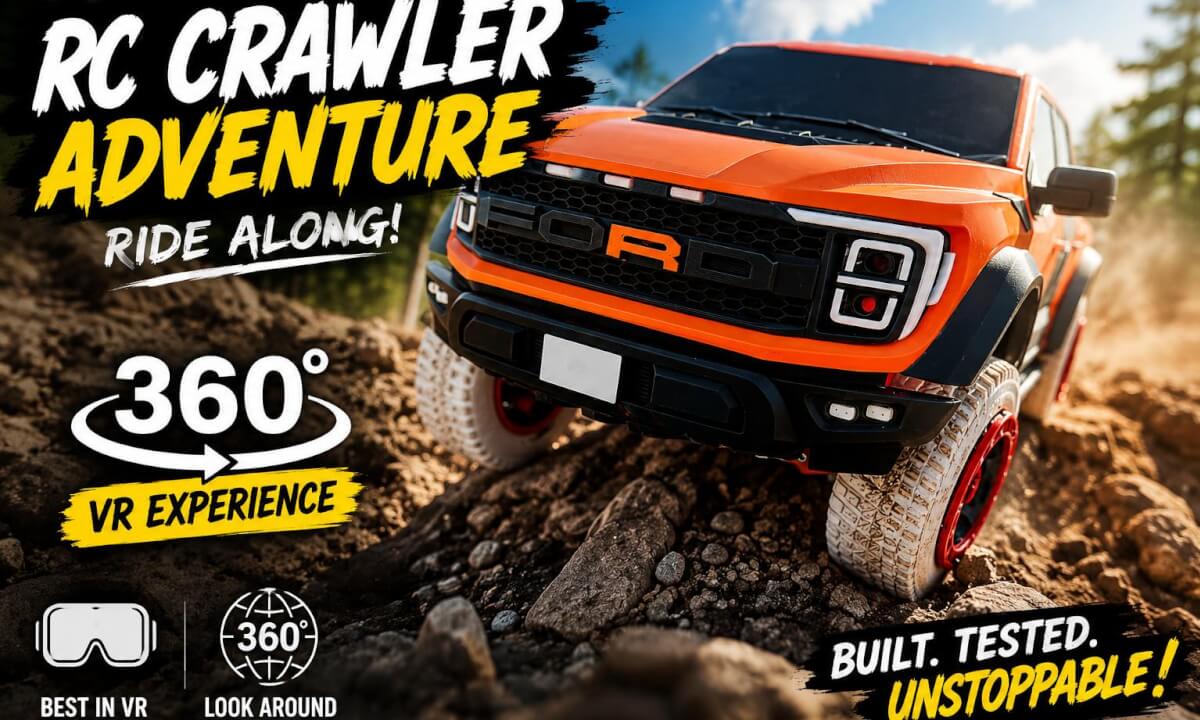 RC Rock Crawling Adventure in 360° | FPV Offroad Experience