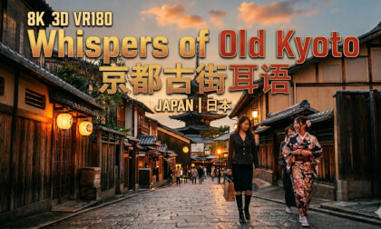 8K3D VR180 | Beyond Time: Touring Every Historic Alley in Kyoto, Japan | 日本京都：一眼万年！一口气踏遍倾城老街