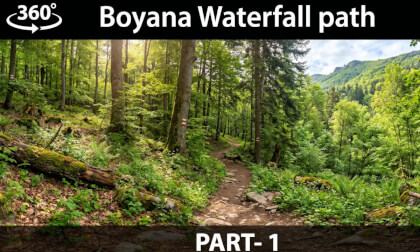 Hiking spots on the way to Boyana Waterfall (Red Trail), Bulgaria — PART 1 of 4 | 360° VR 4K