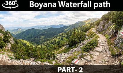 Hiking spots on the way to Boyana Waterfall (Red Trail) — PART 2 of 4 | 360° VR 4K