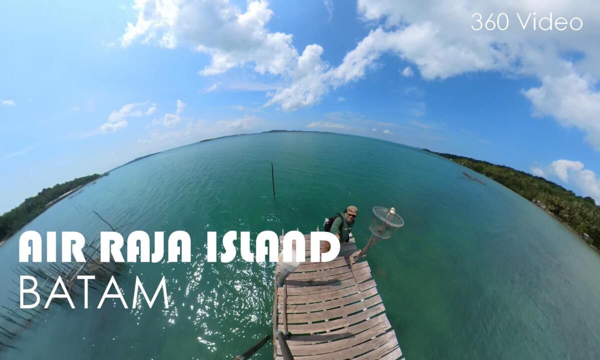 Small community above the sea at Air Raja Island - Batam