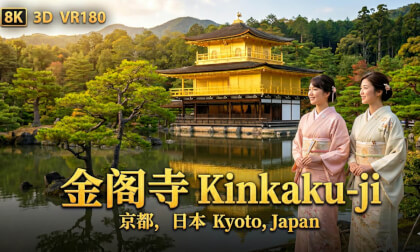 8K3D VR180 | Gilded Dreams: Kinkaku-ji, Japan | 浮光掠金：日本金阁寺