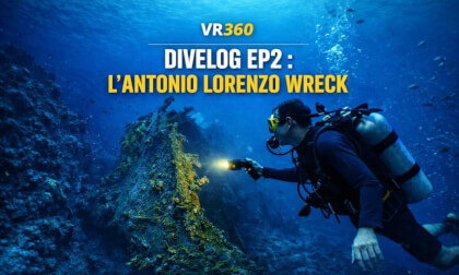 DiveLog Ep2: Exploring Antonio Lorenzo Wreck in VR360