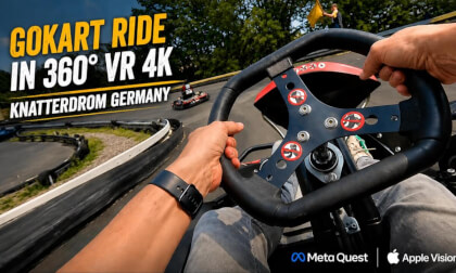 High Speed Gokart racing at Knatterdrom, Germany