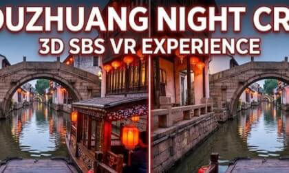 Zhouzhuang  China's No.1 water town night cruise in 3D tour