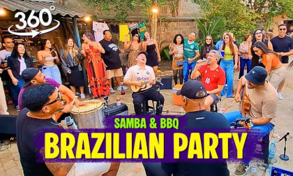 360° Brazilian BBQ Party | Immersive Live Samba
