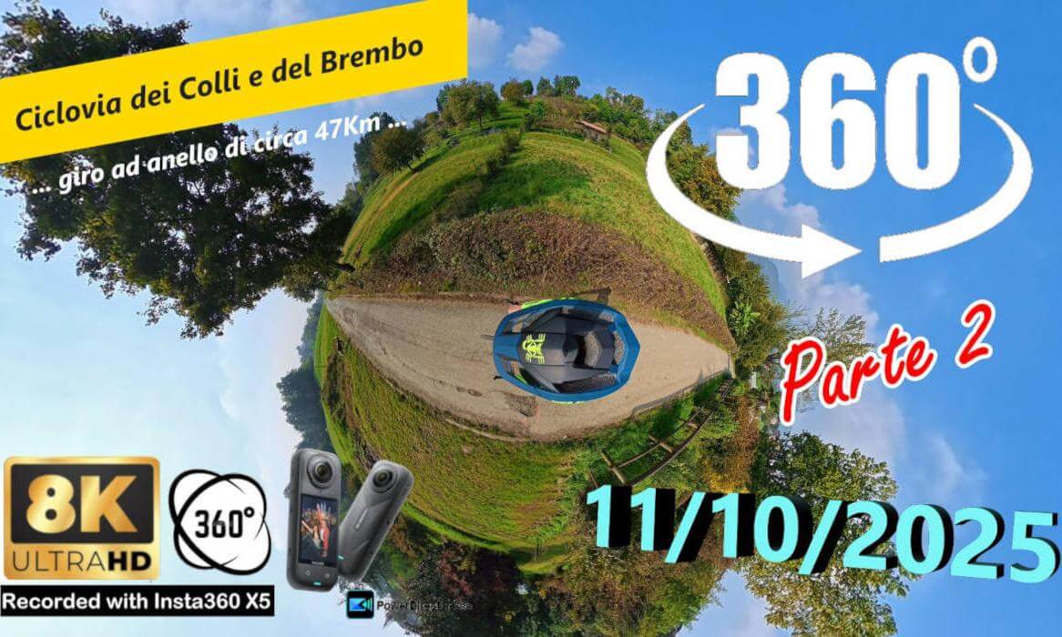 Ciclovia dei colli e del Brembo - parte2 - 2025/10/11