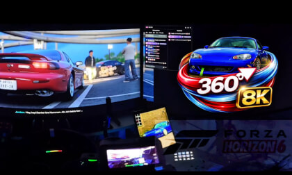 FORZA HORIZON 6 with My Mazda RX 7 in VR 360