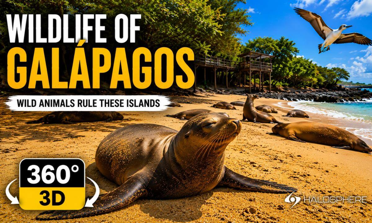 Among Giant Tortoises & Sea Lions | Galápagos 16K 360° 3D